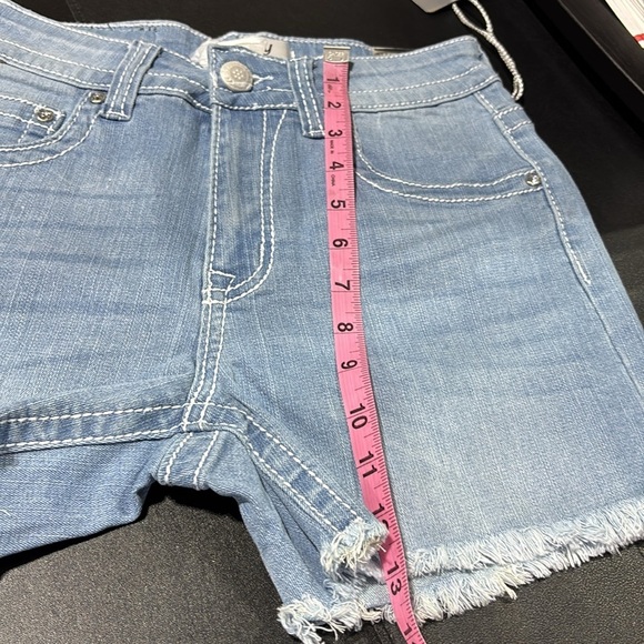 H&Y Premium Collection embroidered,studs,sequin back pockets, light blue - Picture 7 of 10